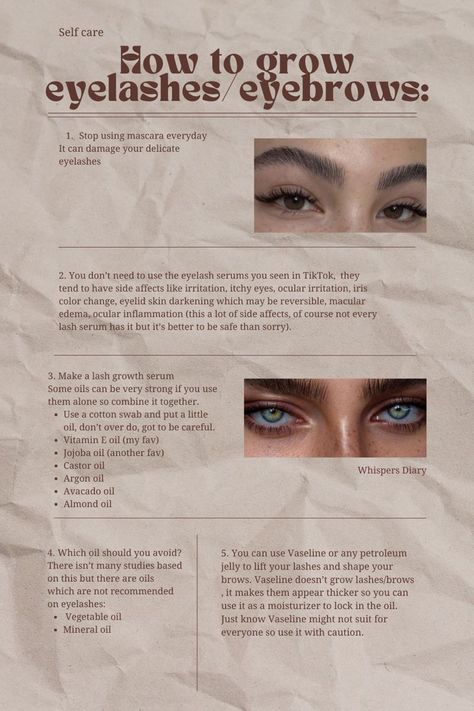 Eyelash | Eyebrows Grow Eyelashes, Eyebrow Care, Eyelashes And Eyebrows, Studera Motivation, Skin Darkening, Eyebrows Eyelashes, How To Grow Eyelashes, How To Grow Eyebrows, Eyebrow Growth