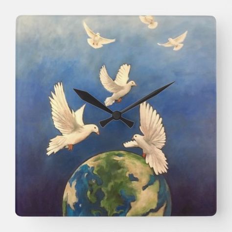 Peace Poster Drawing Ideas, Peace Painting, Peace Spiritual, Dove Images, Peace Poster, Conceptual Painting, Prophetic Art, Yellow Wall Art, Peace Art