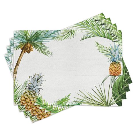 Artificial palm leaves