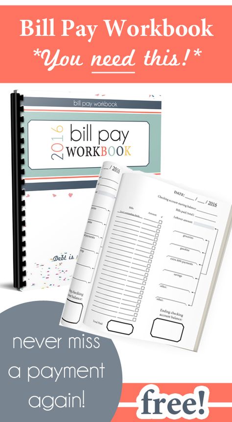 Thank you all so much for your kind words and praise regarding the 2016 Soon-To-Be Debt Free Workbook! It is a labor of love, and I am so happy you all love it, as much as I do!  In the Debt Free Workbook, I included my updated bill pay sheet. I wanted to make sure to post it here for people as ... Financial Journal, Bill Pay, Bill Organization, Holiday Savings, Finances Money, Budget Saving, Organizing Tips, Budget Binder, Paying Bills