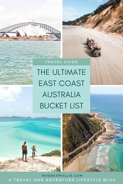 Eastern Australia Itinerary, Eastern Australia Travel, Australia Trip Itinerary, East Coast Australia Road Trips, Australia East Coast Itinerary, East Coast Australia Aesthetic, Australia Holiday, East Coast Australia, Australia Bucket List