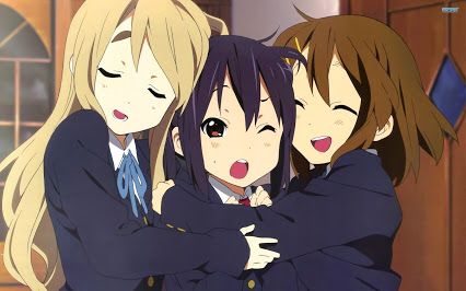 Friends Wallpaper Hd, Anime Group Of Friends, Best Friend Hug, Yui Hirasawa, Friendship Wallpaper, Best Friend Wallpaper, Best Friends Cartoon, Friends Illustration, Anime Group