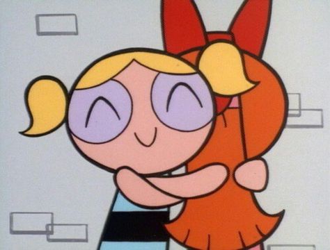 Blossom and Bubbles Bubbles And Blossom, Cartoon Network Powerpuff Girls, Blossom Bubbles And Buttercup, Powerpuff Girls Cartoon, Cartoons 80s 90s, Powerpuff Girls Wallpaper, Baby Christmas Photos, Ppg And Rrb, The Professor