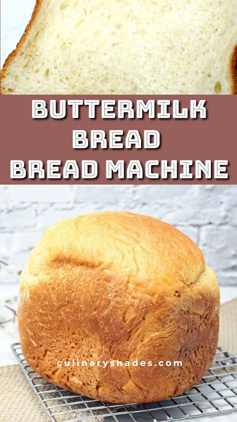 Buttermilk Bread Machine Recipe - Culinary Shades Sweet Bread Machine Recipes, Vegan Bread Machine Recipes, Easy Vegan Bread, Buttermilk Rolls, Best Bread Machine Recipes, Bread Machine Recipes Easy, Scratch Biscuits, Peanut Butter Food, Bread Machine Recipes Sweet