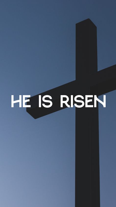 church graphic design Jesus Risen, Easter Backgrounds Aesthetic Christian, He Is Risen Instagram Story, Jesus Has Risen Easter, Easter Instagram Story, He Is Risen Easter, He Has Risen Wallpaper Iphone, He Has Risen Easter Wallpaper, He Is Risen Wallpaper Iphone