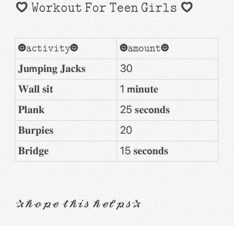 Workout Routines For Teens, Exercise For Teenage Girl, Good Diets For Teenagers, Teen Workout Routine Girls, Morning Routine Teenage Girl For School, Workouts For Teenage Girls At Home, Teen Girl Workout, Workout For Teenage Girl, Workout Playlist For Women