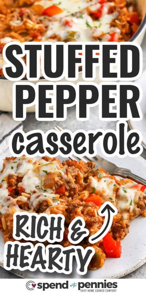 Stuffed Pepper Casserole Stuffed Peppers Deconstructed, Stuffed Bell Peppers Ground Beef And Rice Skillet, Stuffed Bell Peppers Ground Beef Casserole, Canned Stuffed Peppers, Red Pepper Casserole, Ground Beef Stuffed Pepper Skillet, Ground Beef With Peppers And Onions, Bell Pepper Casserole Ground Beef, Keto Stuffed Pepper Casserole