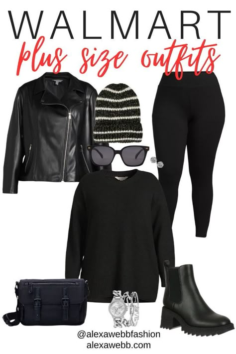 Dr Martens Outfit Winter Plus Size, Black Leggings Outfit Summer Plus Size, Plus Size All Black Outfit Winter, Plus Size Alternative Fashion Winter, Dr Martens Outfit Plus Size, Plus Size All Black Outfit Night, Look Frio Plus Size, All Black Outfit Plus Size, Winter Outfits Plus Size Curvy