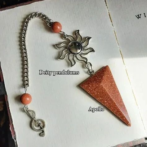 Deity pendulums Handmade and one of a kind pendulums Pendulum Aesthetic, Witch, Quick Saves