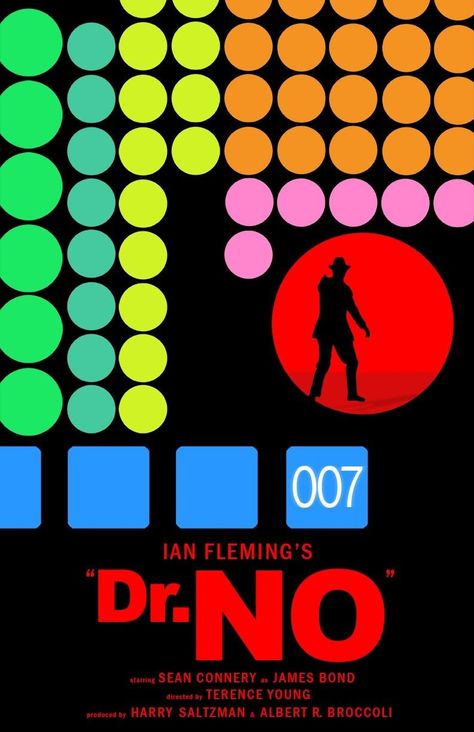 Dr. No Dr No Poster, 1960s Posters, Sean Connery James Bond, James Bond Movie Posters, James Bond Style, Spy Novels, Fan Poster, 007 James Bond, James Bond Movies