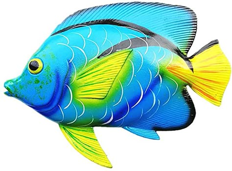 Wall Decor Sculptures, Tropical Fish Art, Fish Decor, Ocean World, Decor Sculpture, Art Fish, Fish Wall Art, Fish Art, Tropical Fish