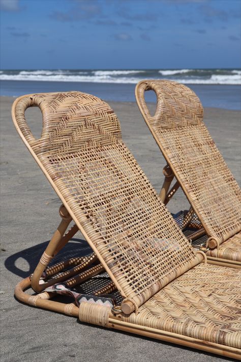 rattan beach chairs great price similar to ours! follow + subscribe for more beach finds Floor Lounge Chair, Rattan Beach Chair, Floor Lounge, Tatami Floor, Kids Chair, Beach Finds, Beach Chair, Rattan Furniture, Beach Chairs