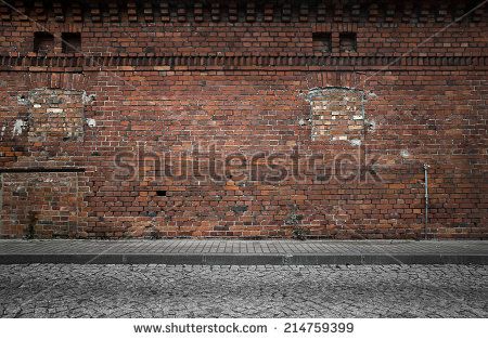 Industrial background, empty grunge urban street with warehouse brick wall Hound Of The Baskervilles, Industrial Background, Abandoned Warehouse, New York Strip, Building Details, Real Photography, Street Stock, Wall Material, Wallpaper Companies