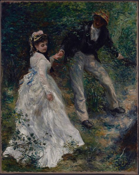 The Promenade, 1870 | Василий Б | Flickr Renoir Art, Renoir Paintings, Pierre Auguste, Getty Museum, Pierre Auguste Renoir, Impressionist Art, Victor Hugo, Hand Painting Art, Rembrandt