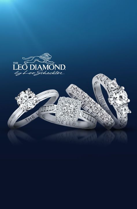 Designed to shine brighter, the Leo Diamond will capture the brilliance of your love. Leo Diamond, Pear Engagement Ring, Kay Jewelers, Awareness Ribbons, Gold Plated Rings, Rings For Women, Silver Rose Gold, Engagement Wedding, Anniversary Rings