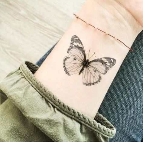 Vintage Butterfly Tattoo, Minimalistic Tattoo Ideas, Small Neck Tattoos, Artsy Tattoos, Minimalistic Tattoo, Iris Tattoo, Wildflower Tattoo, Neck Tattoos Women, Butterfly Tattoos For Women