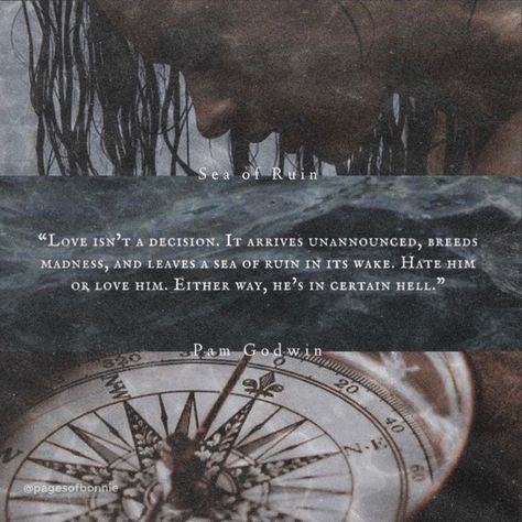 Sea Of Ruin Pam Godwin, Sea Of Ruin, Pam Godwin, Barbara Palvin, Cheat Sheet, Book Fandoms, Words Quotes, Love Him, Quotes