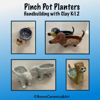 Air Dry Clay Pinch Pots, Middle School Sculpture Projects, Pinch Pots Ideas, Beginner Ceramics, Beginner Clay Projects, Pottery 101, Elementary Projects, Ceramic Handbuilding, Animal Ceramics