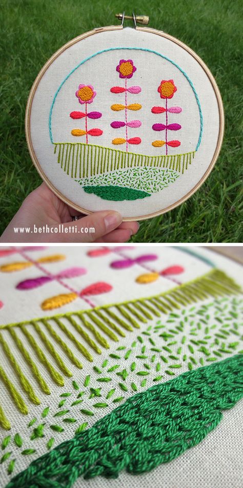 6 Hand Embroidery Stitches You Can Use to Fill a Shape Embroidery Stitches For Filling In, Hand Embroidery Filling Stitches, Filler Embroidery Stitches, Embroidery Fill Stitches, Stitch School, Embroidery 101, Design Catalog, Amazing Embroidery, Embroidery Tips