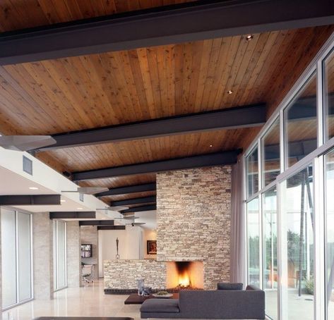 Marvin Windows And Doors, Wooden Ceiling Design, Wooden Beams Ceiling, Marvin Windows, Ranch House Designs, Wood Architecture, Wood Beam Ceiling, Wood Ceiling, Wooden Ceilings