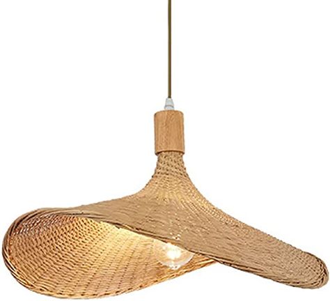 ECOJEN Boho Woven Rattan Pendant Light, 11.8" Natural Wicker Chandelier Rattan Handwoven Hanging Ceiling Lighting Fixture, Rustic Wicker Single Head Lantern for Kitchen Island Living Room ​Bedroom - - Amazon.com Wicker Chandelier, Kitchen Island Living Room, Maker Labs, Island Living Room, Rattan Chandelier, Rattan Pendant, Rattan Pendant Light, Hanging Ceiling, Island Living