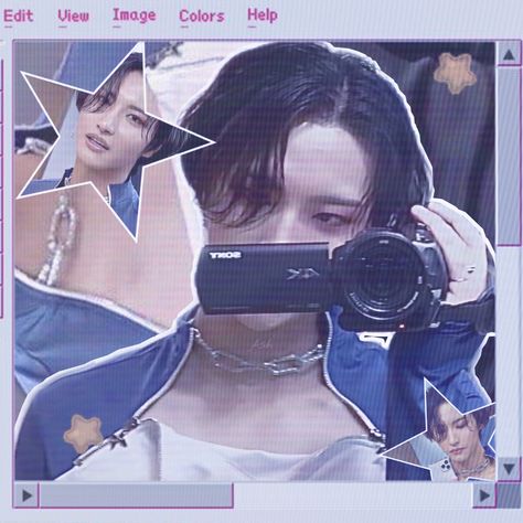 Seonghwa Edit Photo, Seonghwa Widget, Ateez Y2k, Ateez Cybercore, Y2k Header, Seonghwa Ateez Icon, Cybercore Y2k, Kpop Wall, Ateez Aesthetic