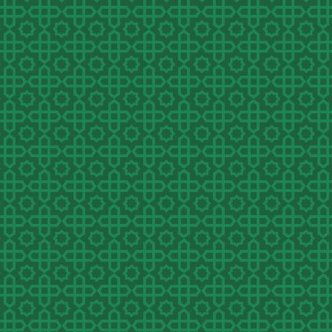 Islamic Pattern Background Green Color Green Pattern Background, Green Colour Images, Computer Project, Mosque Silhouette, Background Islamic, Eid Background, Ramadan Background, Background Green, Arabesque Pattern