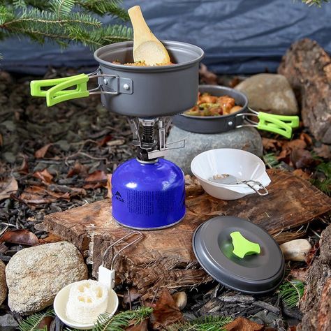 Mango Verde, Camping Cooking Set, Camping Cooker, Camping Pot, Cooking Bowl, Ultralight Camping, Cooking Kit, Mess Kit, Camping Bbq