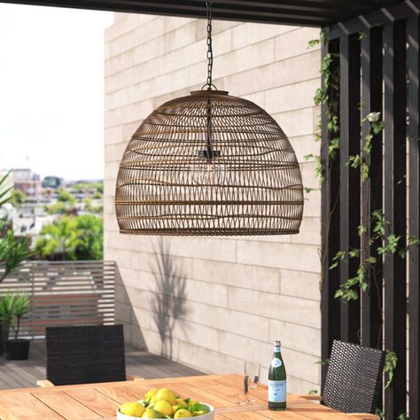 Porch Interior, Patio Remodel, Wicker Pendant Light, Outdoor Chandelier, Outdoor Pendant Lights, Basket Lighting, Rattan Pendant Light, Outdoor Pendant Lighting, Outdoor Patio Lights