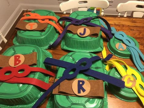 Homemade Teenage Mutant Ninja Turtle Costume, Splinter Costume Diy Ninja Turtles, Raphael Tmnt Costume Diy, Diy Ninja Turtle Mask, Homemade Ninja Turtle Costume, Ninja Turtle Trunk Or Treat Ideas, Ninja Turtles Trunk Or Treat, Kids Ninja Turtle Costume, Tmnt Costumes