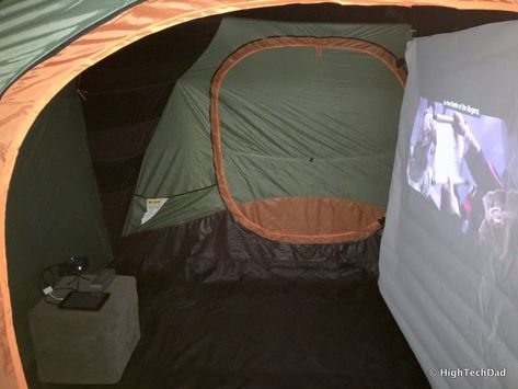 Camping Projector, Outside Projector, Pico Projector, Trail Food, Camping Hacks Food, Tent Camping Hacks, Camping Hacks Diy, Packing Kids, Outdoor Movie