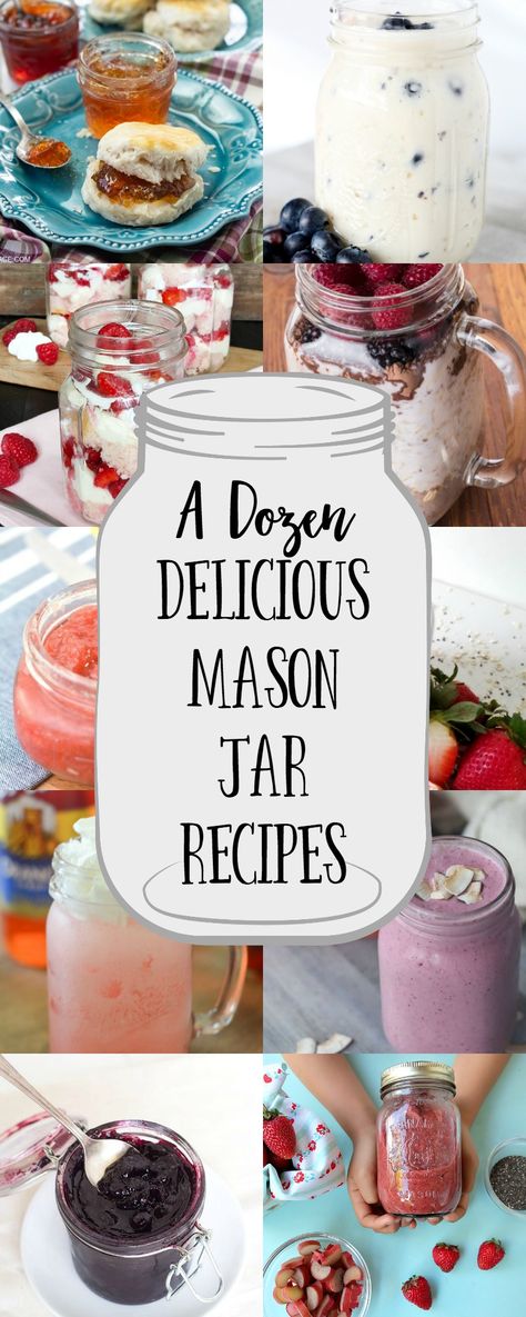 Project Inspire{d} #327 | Yesterday On Tuesday Mason Jar Recipes, Mason Jar Desserts Recipes, Jar Magic, Chia Jam Recipe, Jar Desserts, Mason Jar Recipe, Biscuit Cups, Italian Cream Soda, Cheesecake Smoothie