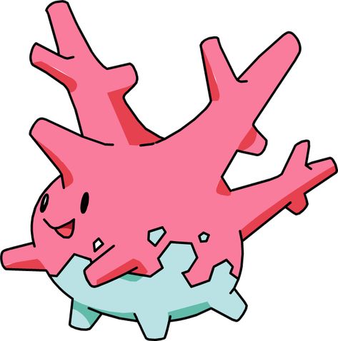 Corsola | Pokémon Wiki | FANDOM powered by Wikia Corsola Pokemon, Clay Pokemon, Pokemon Wiki, Ghost Type Pokemon, Pikachu Art, All Godzilla Monsters, Ghost Type, Pokemon Tattoo, Small Face