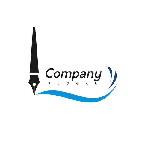 Company Symbol, Pen Logo, Writer Logo, Business Pens, Business Education, The Pen, Logo Business, Law Firm, Graphic Design Logo