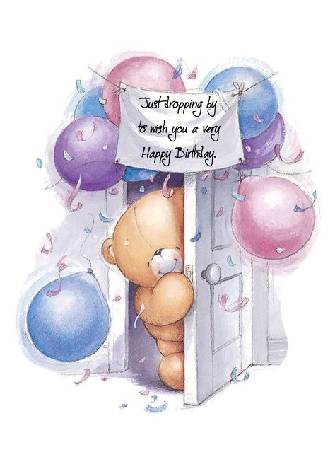 Forever Friends Bear, Blue Nose Friends, Forever Friends, Tatty Teddy, Love Bear, Happy B Day, Cute Teddy Bears, Digi Stamps, E Card