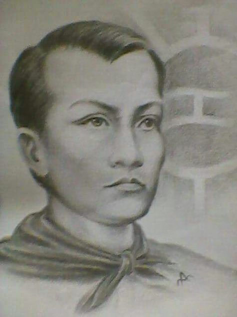 Andres Bonifacio. My fave Filipino hero ☺ Andres Bonifacio Drawing, Filipino Heroes, Andres Bonifacio, Fruit Art Drawings, Metal Drawing, Fruit Art, Pictures To Draw, Easy Drawings, Art Drawings