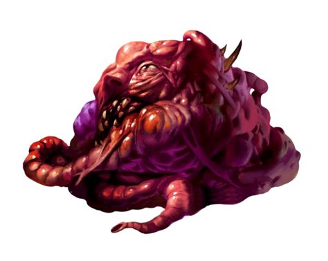 Hungry Flesh Monster - Pathfinder 2E PFRPG DND D&D 3.5 5E 5th ed d20 fantasy Fleshy Monster, Flesh Creature, Flesh Monster Art, Dnd Flesh Monster, Flesh Monster, Flesh Monster Concept Art, Dnd Horror Monster, Dnd Worm Monster, Giant Eldritch Monster