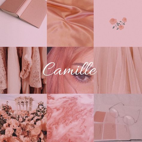 Camille // name aesthetic Camille Name, Insta Feed Goals, Name Aesthetic, Weird Girl, Pastel Iphone Wallpaper, Feed Goals, Cute Eyeshadow Looks, Aesthetic Names, Sanrio Wallpaper