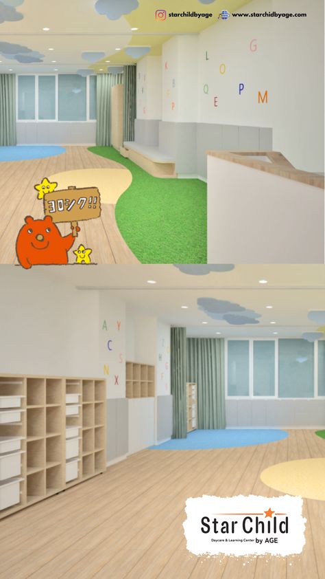 Play Room - Daycare Alam Sutera - Starchild Daycare Building Plans, Daycare Building, Apartment Tower, Soho Apartment, Growing Garden, Star Child, Growing Gardens, Star Children, Building Plans