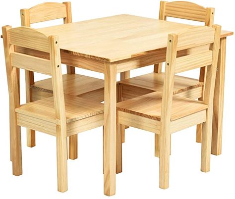 Kids Wooden Table, Kids Table And Chair, Kids Table Chair Set, Preschool Furniture, Kids Play Table, Wooden Table And Chairs, Toddler Table And Chairs, Toddler Table, Table And Chair Set