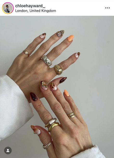 Nails And Rings, Chloe Hayward, Nails Rings, Classy Nail Designs, Korean Nails, Dream Nails, Fire Nails, Classy Nails, Bling Nails