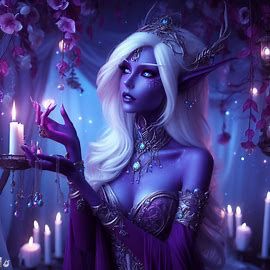 fantasy midnight purple skinned drow princess - Image Creator from Microsoft Designer Purple Skin Character, Drow Princess, Purple Fantasy Art, Purple Elf, Alien Princess, Purple Goddess, Fantasy Oc, Characters Female, Purple Alien