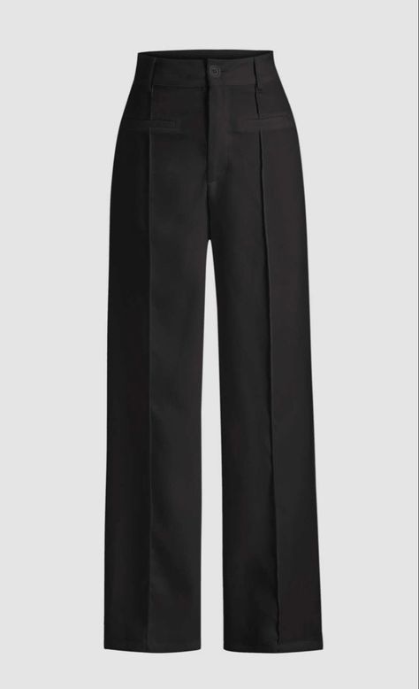 Dress Pants Png, Women Slacks, Straight Fit Trousers, Slacks For Women, Trousers For Women, Chic Pants, Looks Party, Classic Pants, Classy Casual Outfits