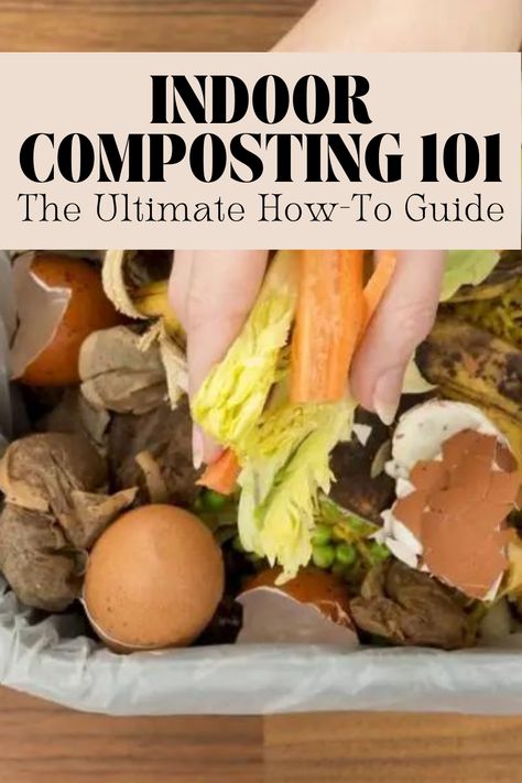 Diy Compost Bin Indoor, Indoor Composting, Indoor Compost Bin, Indoor Compost, Composting Bin, Start Composting, Composting 101, Compost Container, Compost Bin Diy