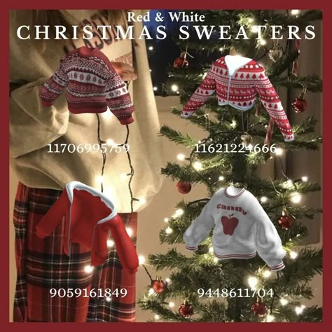 Bloxburg 3d Sweater Codes, Brookhaven Sweater Codes, Berry Ave Sweater Codes, Berry Avenue Codes Clothes Y2k Red, Brookhaven Outfit Codes Red, Bloxburg Xmas Outfit Codes, Berry Avenue Sweater Codes, Bloxburg Christmas Outfit Codes Pjs, Christmas Roblox Avatar Codes