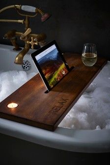 Racks Tv, Wood Bath Tray, Bath Board, Wood Bath, Bath Tray, Large Baths, Unisex Bathroom, Silicone Lid, Natural Bath