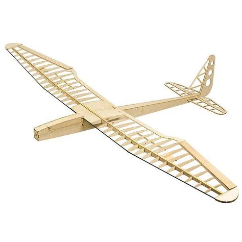 Upgraded Sunbird V2.0 1600mm Wingspan Balsa Wood RC Airplane Glider KIT Rc Airplane Kits, Balsa Wood Models, Wood Airplane, Avion Rc, Airplane Kit, Balsa Wood, Model Building Kits, Wood Model, Rc Planes