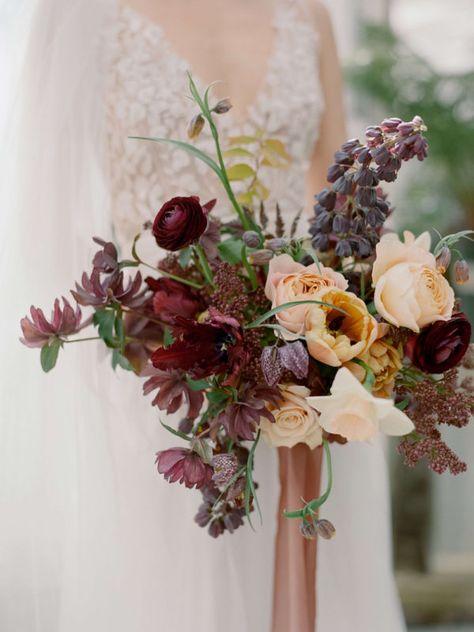 Whimsical Bridal Bouquet, Spring Bridal Bouquet, Spring Wedding Color Palette, Bridal Bouquet Spring, Neutral Wedding Flowers, Plum Wedding, Skagit Valley, Spring Wedding Colors, Spring Flowering Bulbs