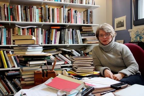 Jill Lepore: A Historian’s History  |                Magazine |            The Harvard Crimson Professor Office, Haunted House Stories, History Essay, History Professor, History Magazine, Living Books, National Portrait Gallery, Learning To Write, Art Films