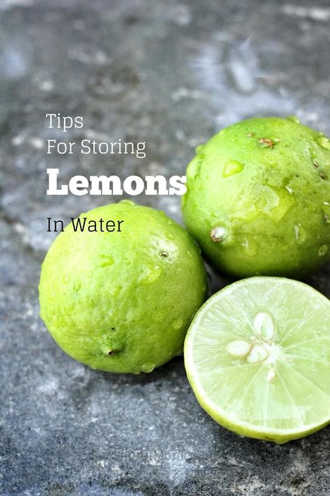 6 Essential Tips For Storing Lemons In Water - Sprout Monk Store Lemons In Water, Storing Lemons In Water, Lemons In Water, Store Lemons, Storing Lemons, Lemon Uses, Unique Storage, How To Store, Water Me